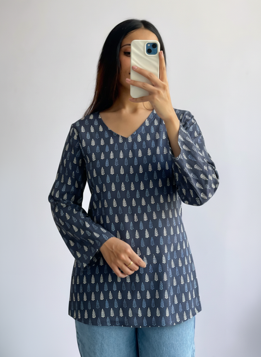 Trisha Printed Short Kurti