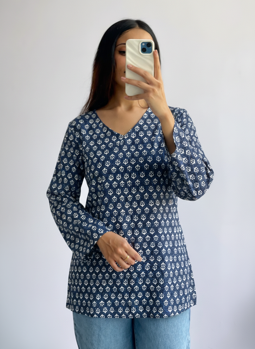 Krina Printed Short Kurti