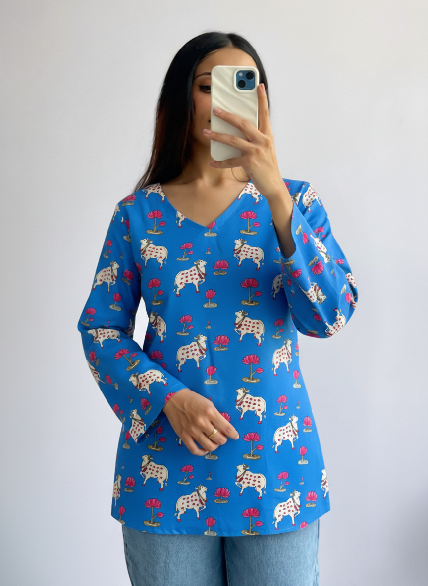 Anaya Printed Short Kurti