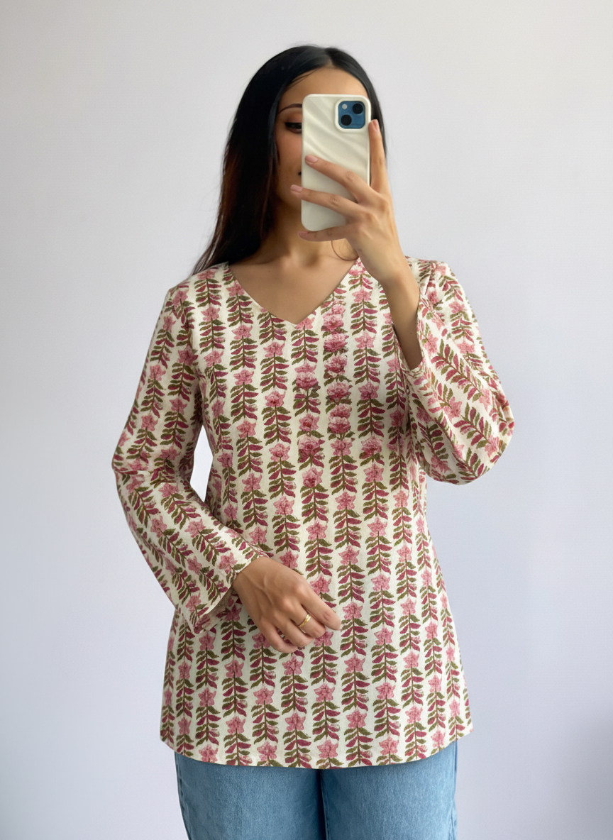 Kiara Printed Short Kurti