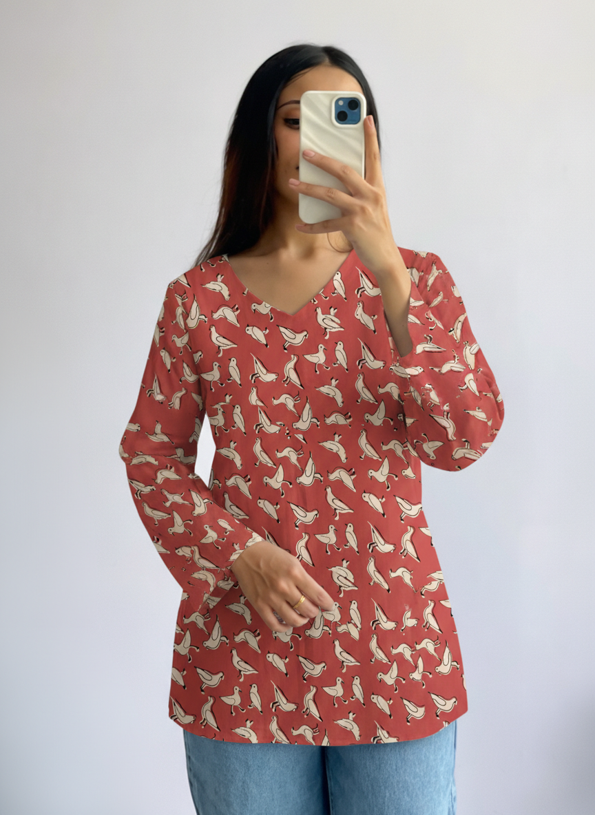 Archi Printed Short Kurti