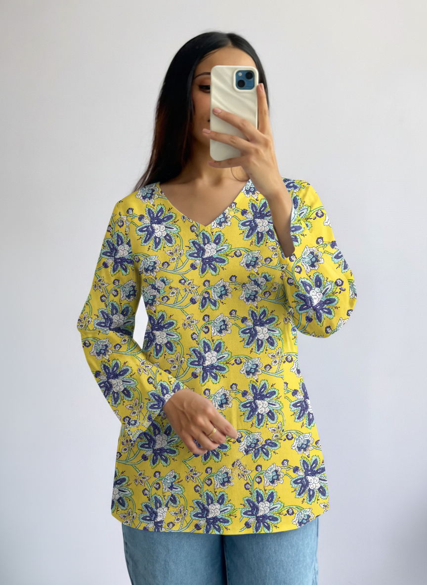 Arohi Printed Short Kurti