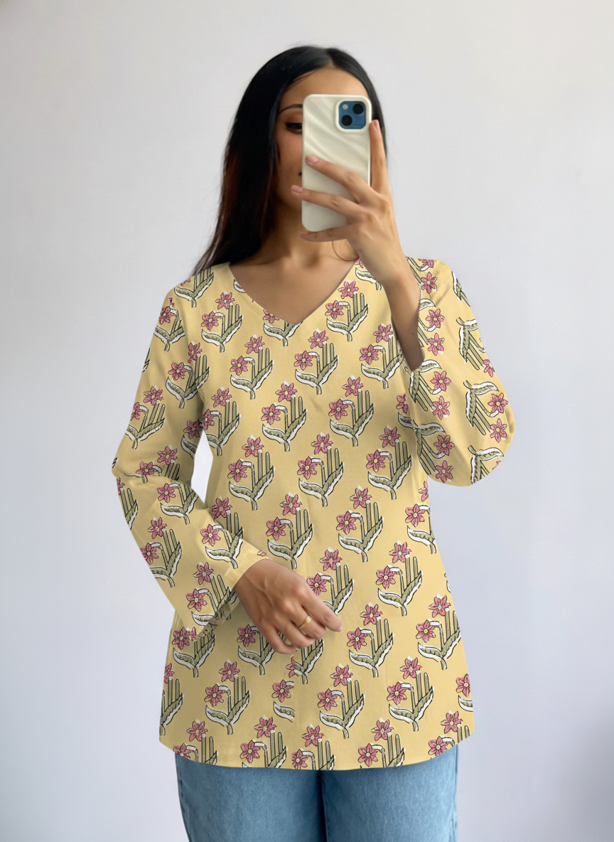 Ruhi Printed Short Kurti