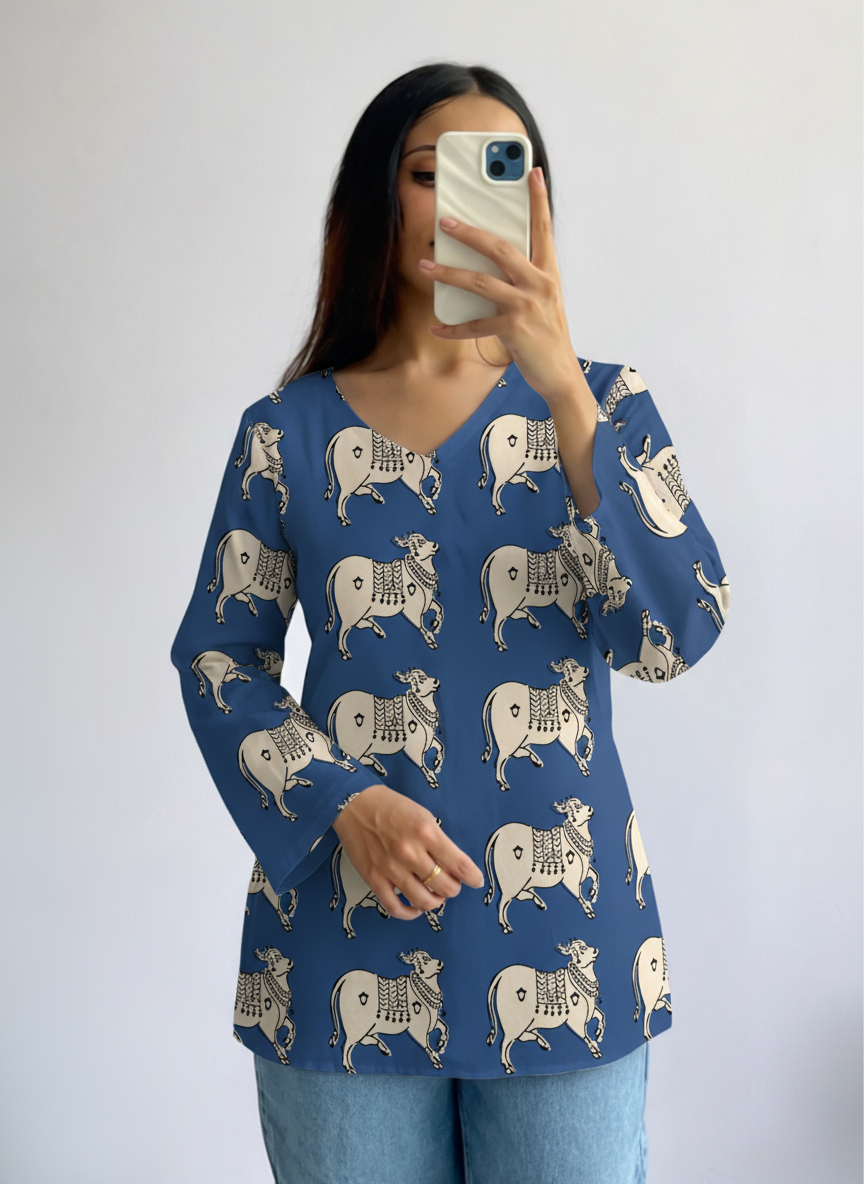 Samyra Printed Short Kurti